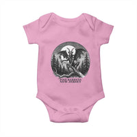 Jersey Devil Playing Dart Baby Onesie Gothic Horror Gift Pine Barrens New Jersey - Wonder Print Shop