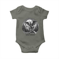 Jersey Devil Playing Dart Baby Onesie Gothic Horror Gift Pine Barrens New Jersey - Wonder Print Shop