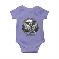 Jersey Devil Playing Dart Baby Onesie Gothic Horror Gift Pine Barrens New Jersey - Wonder Print Shop