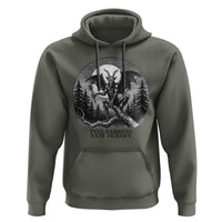 Jersey Devil Playing Dart Hoodie Gothic Horror Gift Pine Barrens New Jersey - Wonder Print Shop