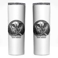 Jersey Devil Playing Dart Skinny Tumbler Gothic Horror Gift Pine Barrens New Jersey - Wonder Print Shop