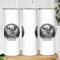 Jersey Devil Playing Dart Skinny Tumbler Gothic Horror Gift Pine Barrens New Jersey - Wonder Print Shop