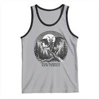 Jersey Devil Playing Dart Tank Top Gothic Horror Gift Pine Barrens New Jersey - Wonder Print Shop
