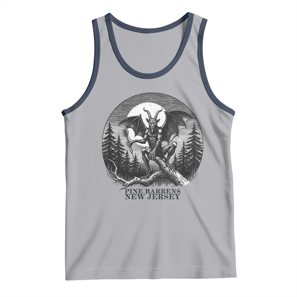 Jersey Devil Playing Dart Tank Top Gothic Horror Gift Pine Barrens New Jersey - Wonder Print Shop