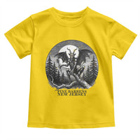 Jersey Devil Playing Dart Toddler T Shirt Gothic Horror Gift Pine Barrens New Jersey - Wonder Print Shop