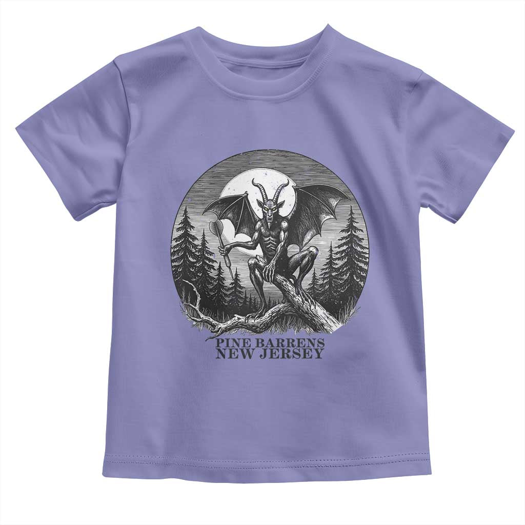 Jersey Devil Playing Dart Toddler T Shirt Gothic Horror Gift Pine Barrens New Jersey - Wonder Print Shop