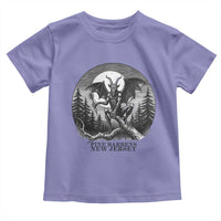 Jersey Devil Playing Dart Toddler T Shirt Gothic Horror Gift Pine Barrens New Jersey - Wonder Print Shop