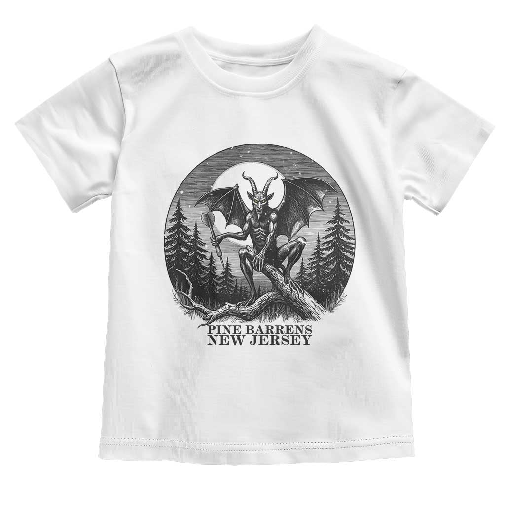 Jersey Devil Playing Dart Toddler T Shirt Gothic Horror Gift Pine Barrens New Jersey - Wonder Print Shop