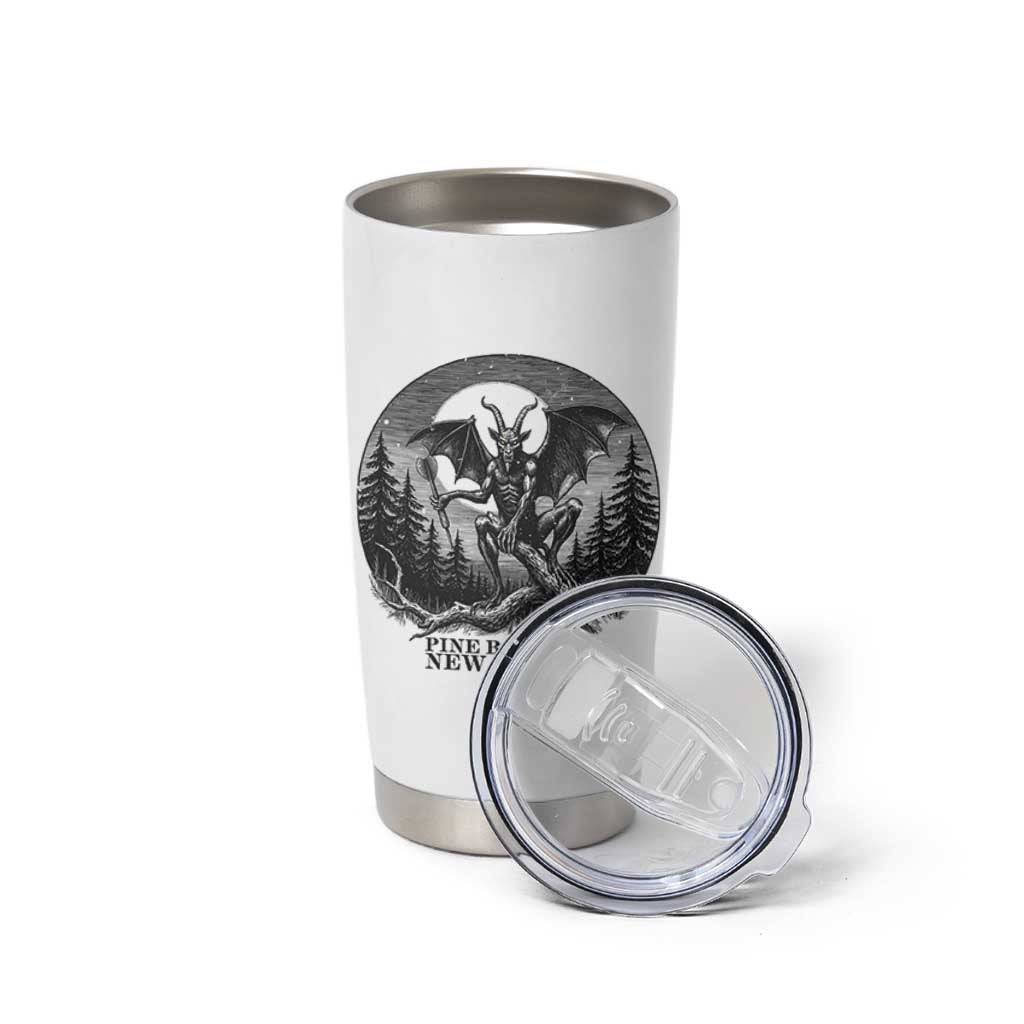 Jersey Devil Playing Dart Tumbler Cup Gothic Horror Gift Pine Barrens New Jersey - Wonder Print Shop