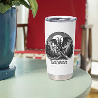 Jersey Devil Playing Dart Tumbler Cup Gothic Horror Gift Pine Barrens New Jersey - Wonder Print Shop