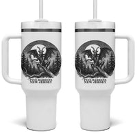 Jersey Devil Playing Dart Tumbler With Handle Gothic Horror Gift Pine Barrens New Jersey - Wonder Print Shop