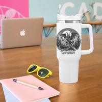 Jersey Devil Playing Dart Tumbler With Handle Gothic Horror Gift Pine Barrens New Jersey - Wonder Print Shop