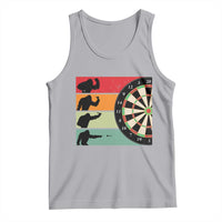 Funny Bigfoot Dart Player Crytid Sunset Retro Vintage Tank Top Dartist Gift - Wonder Print Shop