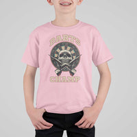 Darts Player Champion T Shirt For Kid Skull Dartboard Retro Style - Wonder Print Shop