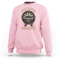 Darts Player Champion Sweatshirt Skull Dartboard Retro Style - Wonder Print Shop