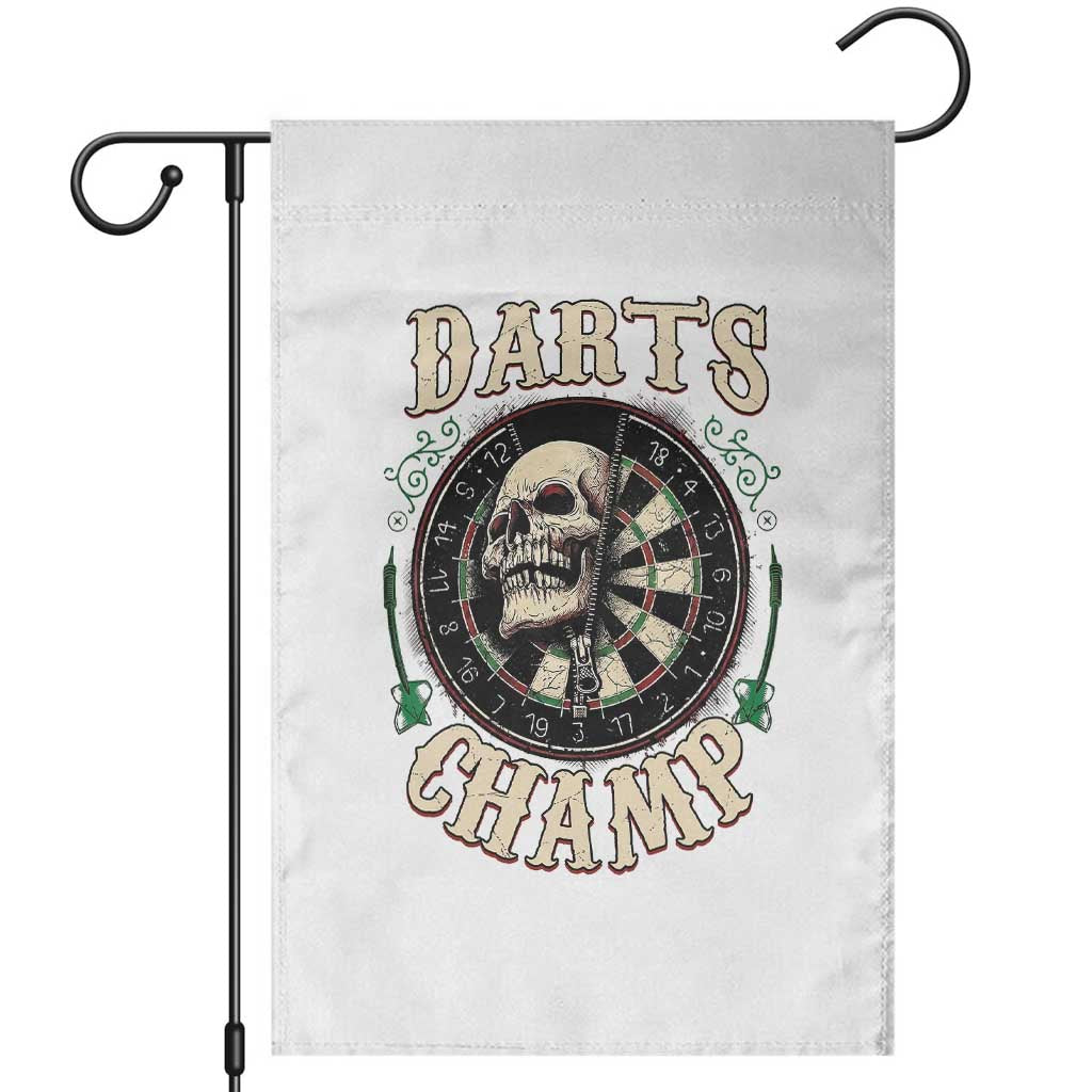 Skull Dartboard Retro Vintage Garden Flag Darts Player Champion Gift - Wonder Print Shop