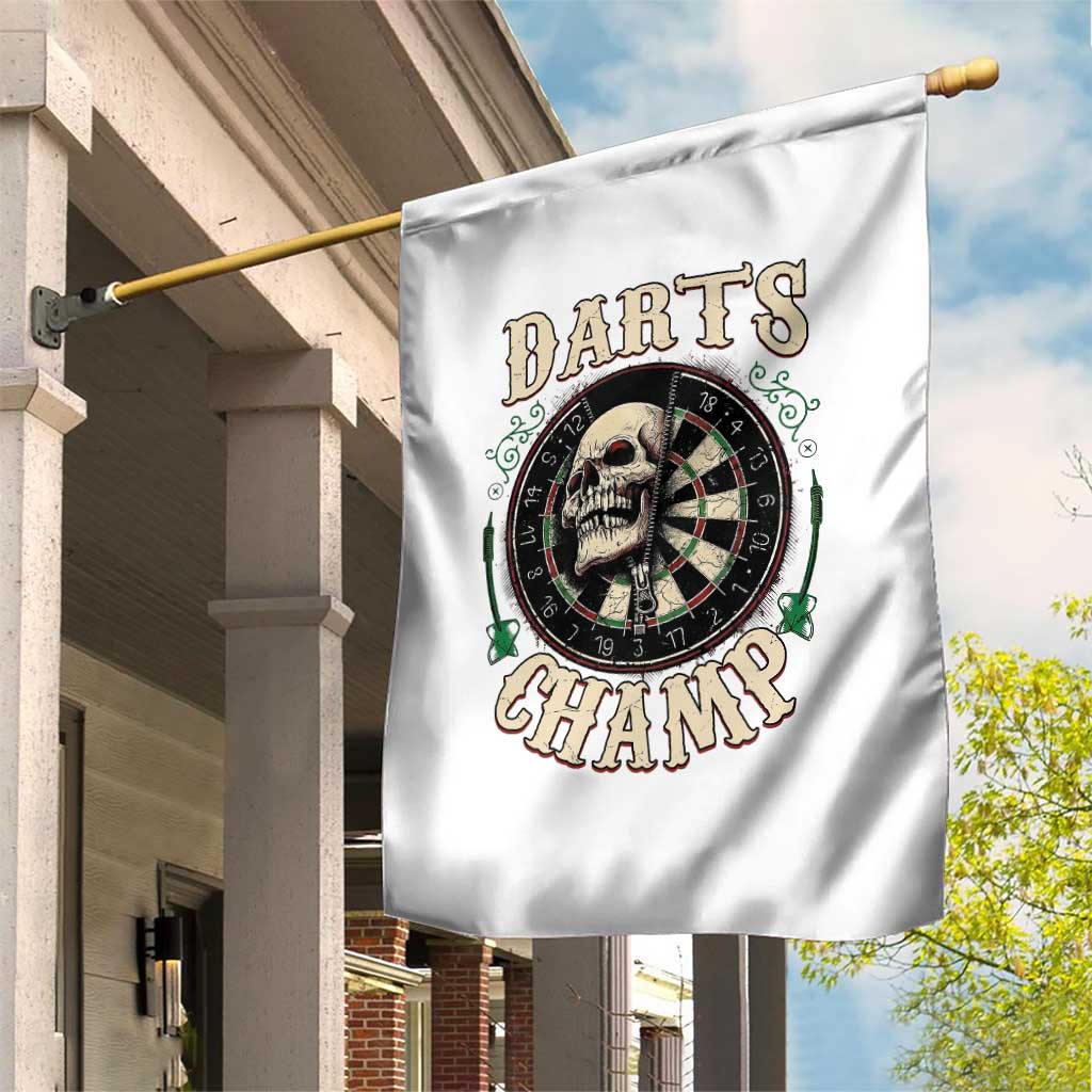 Skull Dartboard Retro Vintage Garden Flag Darts Player Champion Gift - Wonder Print Shop