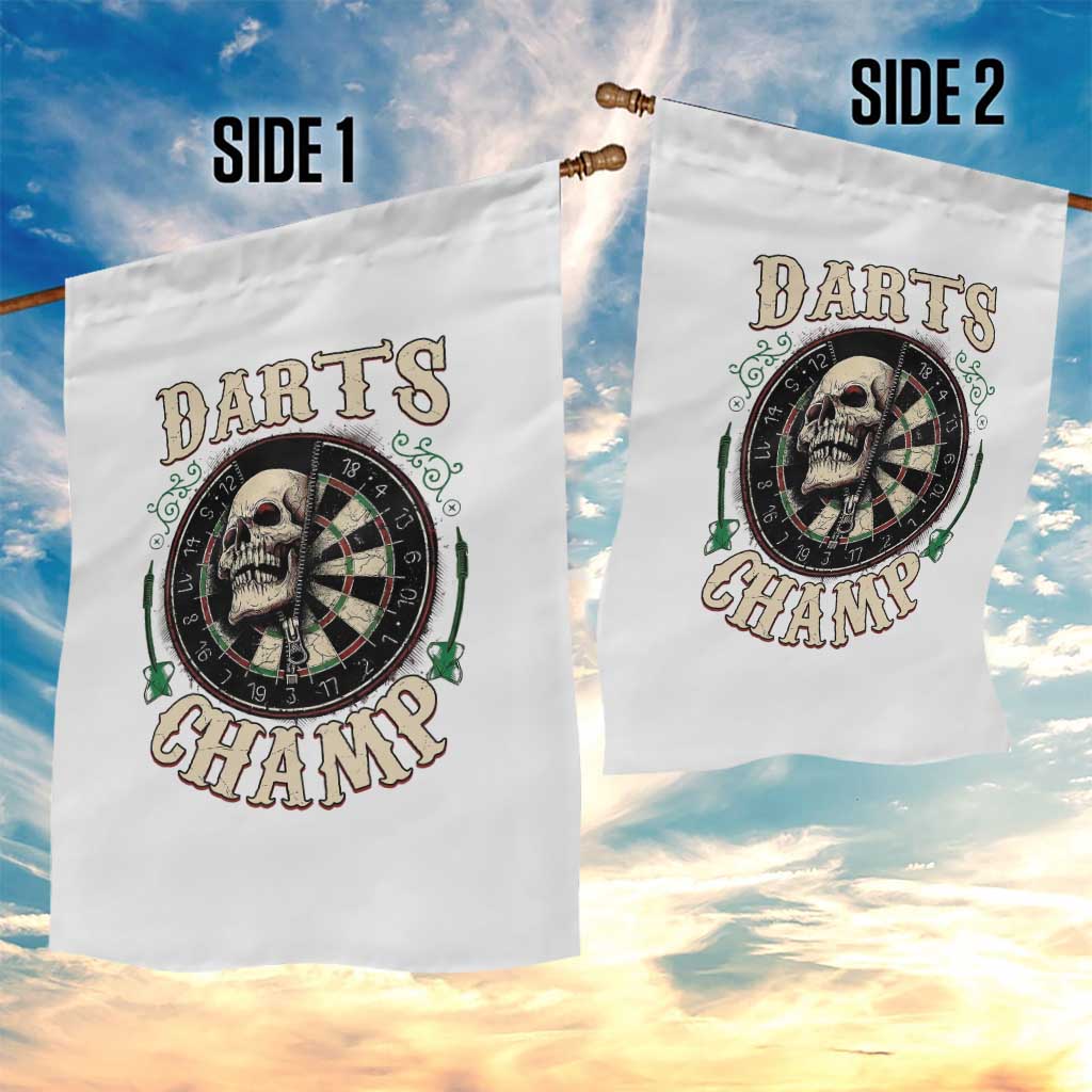 Skull Dartboard Retro Vintage Garden Flag Darts Player Champion Gift - Wonder Print Shop