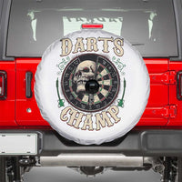 Skull Dartboard Retro Vintage Spare Tire Cover Darts Player Champion Gift - Wonder Print Shop