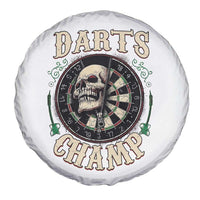 Skull Dartboard Retro Vintage Spare Tire Cover Darts Player Champion Gift - Wonder Print Shop