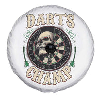 Skull Dartboard Retro Vintage Spare Tire Cover Darts Player Champion Gift - Wonder Print Shop