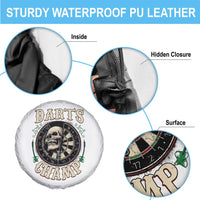 Skull Dartboard Retro Vintage Spare Tire Cover Darts Player Champion Gift - Wonder Print Shop