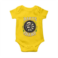 Skull Dartboard Retro Vintage Baby Onesie Darts Player Champion Gift - Wonder Print Shop