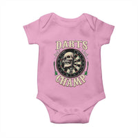 Skull Dartboard Retro Vintage Baby Onesie Darts Player Champion Gift - Wonder Print Shop