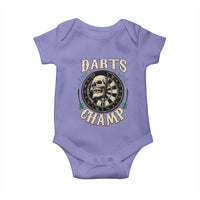 Skull Dartboard Retro Vintage Baby Onesie Darts Player Champion Gift - Wonder Print Shop