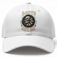 Skull Dartboard Retro Vintage Baseball Cap Darts Player Champion Gift