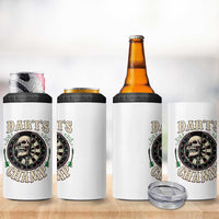 Skull Dartboard Retro Vintage 4 in 1 Can Cooler Tumbler Darts Player Champion Gift - Wonder Print Shop