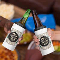 Skull Dartboard Retro Vintage 4 in 1 Can Cooler Tumbler Darts Player Champion Gift - Wonder Print Shop