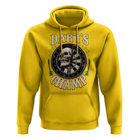 Skull Dartboard Retro Vintage Hoodie Darts Player Champion Gift - Wonder Print Shop