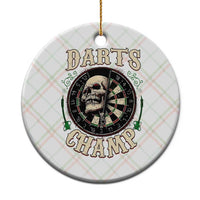Skull Dartboard Retro Vintage Ceramic Ornament Darts Player Champion Gift - Wonder Print Shop
