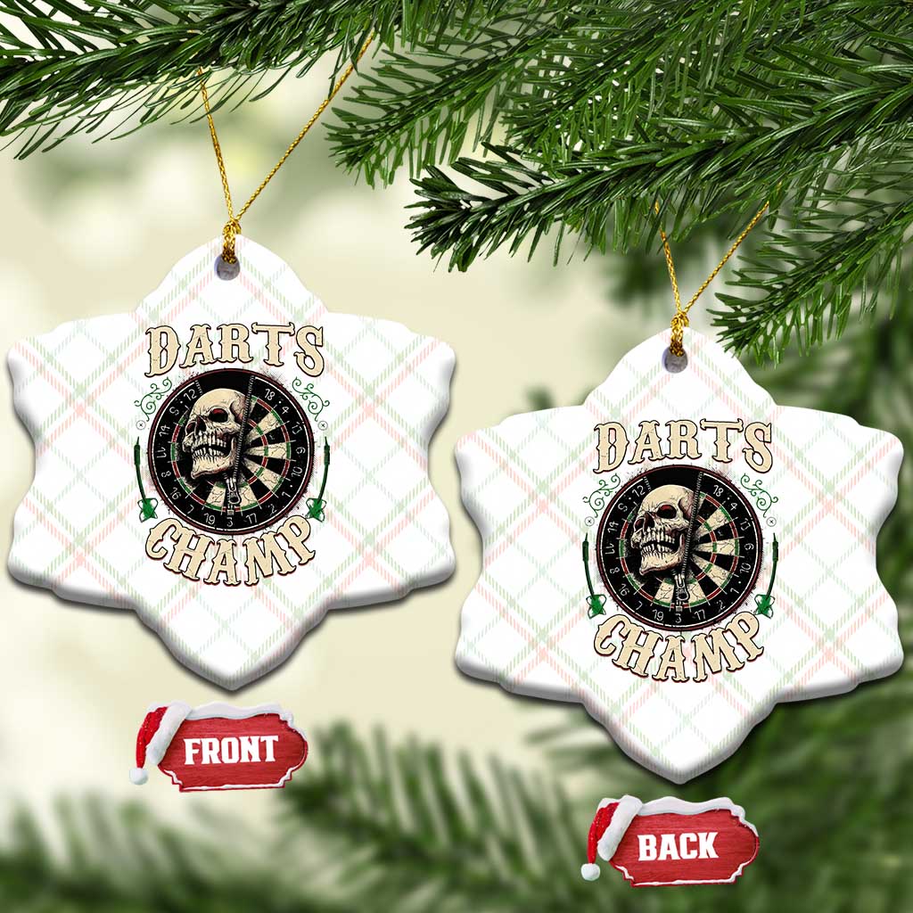 Skull Dartboard Retro Vintage Ceramic Ornament Darts Player Champion Gift - Wonder Print Shop