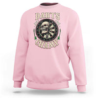 Skull Dartboard Retro Vintage Sweatshirt Darts Player Champion Gift - Wonder Print Shop