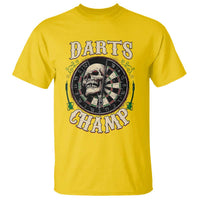 Skull Dartboard Retro Vintage T Shirt Darts Player Champion Gift - Wonder Print Shop