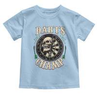 Skull Dartboard Retro Vintage Toddler T Shirt Darts Player Champion Gift - Wonder Print Shop