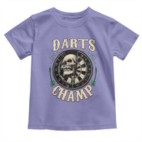 Skull Dartboard Retro Vintage Toddler T Shirt Darts Player Champion Gift - Wonder Print Shop