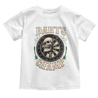 Skull Dartboard Retro Vintage Toddler T Shirt Darts Player Champion Gift - Wonder Print Shop