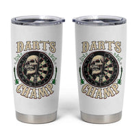 Skull Dartboard Retro Vintage Tumbler Cup Darts Player Champion Gift - Wonder Print Shop
