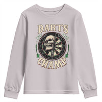 Skull Dartboard Retro Vintage Youth Sweatshirt Darts Player Champion Gift - Wonder Print Shop