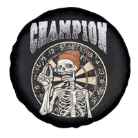 Gothic Skull Dart Master Spare Tire Cover Funny Skeleton Dartboard Champion Gift - Wonder Print Shop