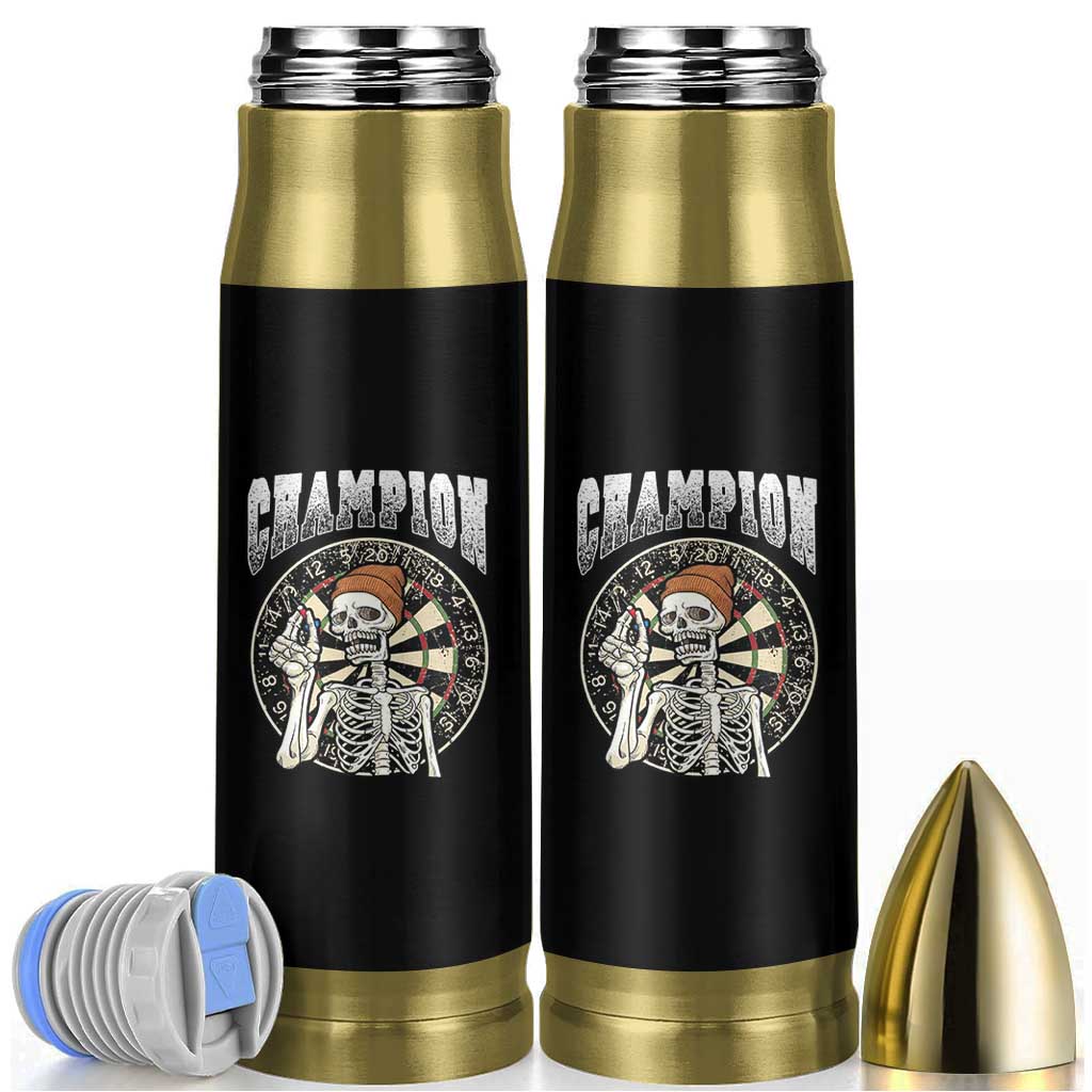 Gothic Skull Dart Master Bullet Tumbler Funny Skeleton Dartboard Champion Gift - Wonder Print Shop