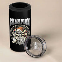 Gothic Skull Dart Master 4 in 1 Can Cooler Tumbler Funny Skeleton Dartboard Champion Gift - Wonder Print Shop