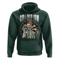 Gothic Skull Dart Master Hoodie Funny Skeleton Dartboard Champion Gift - Wonder Print Shop