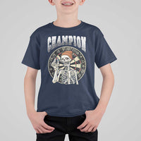 Gothic Skull Dart Master T Shirt For Kid Funny Skeleton Dartboard Champion Gift - Wonder Print Shop