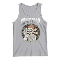 Gothic Skull Dart Master Tank Top Funny Skeleton Dartboard Champion Gift - Wonder Print Shop