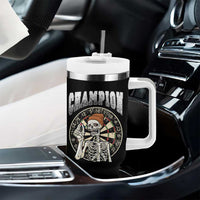 Gothic Skull Dart Master Tumbler With Handle Funny Skeleton Dartboard Champion Gift - Wonder Print Shop