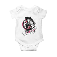 Funny Crazy Darts Lady Baby Onesie Coolest Girls Play Darts - Wonder Print Shop